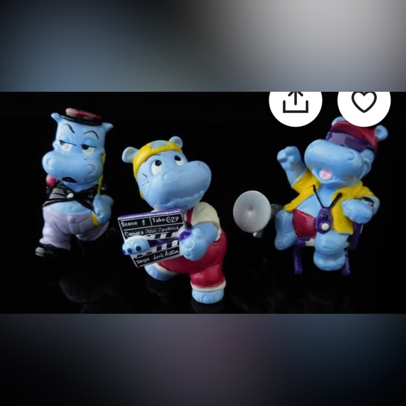 KINDER SURPRISE 1997 Happy Hippo Hollywood Stars Complete Set - Picture 3 of 4